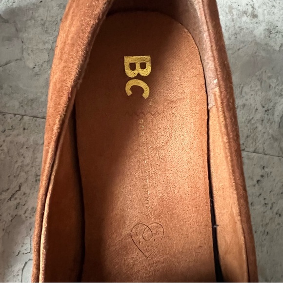 bc footwear | brown suede block heel tassel loafers - Picture 7 of 10